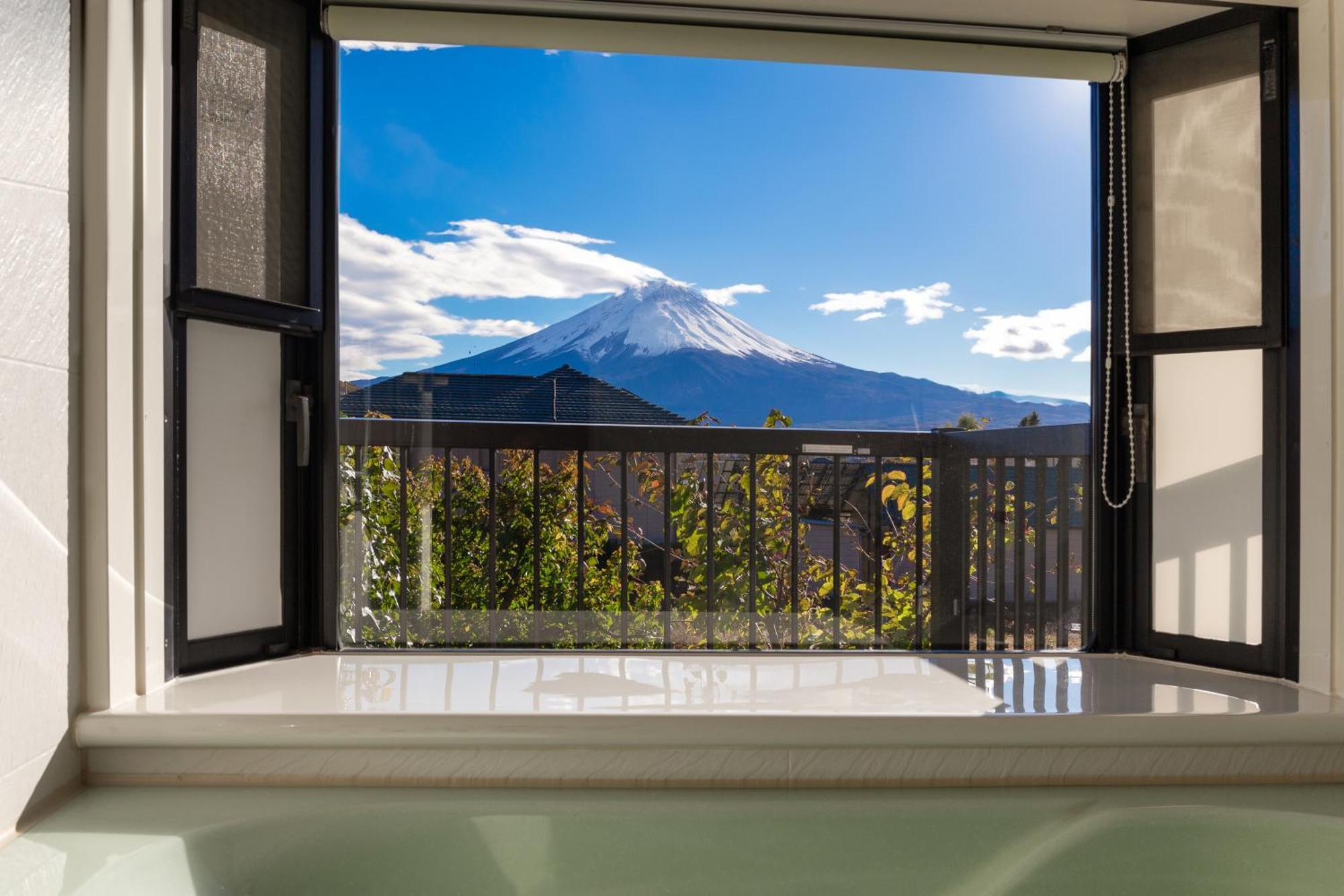 View Of Mt Fuji Free Transportation Bicycle Rental Ok 富士山眺望 ฟูจิคาวากุจิโกะ ภายนอก รูปภาพ
